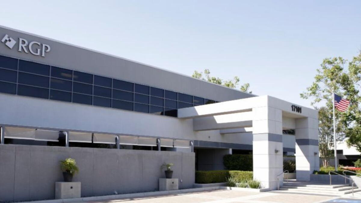 Original OCDIR directory artwork for RGP — Irvine Office — not a business photograph