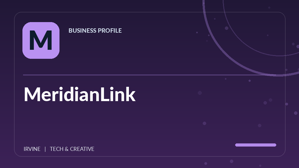 Original OCDIR directory artwork for MeridianLink — not a business photograph