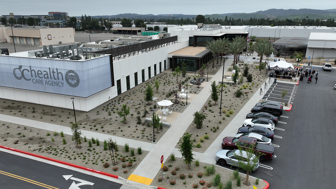 Original OCDIR directory artwork for PCL Construction — Orange County — not a business photograph