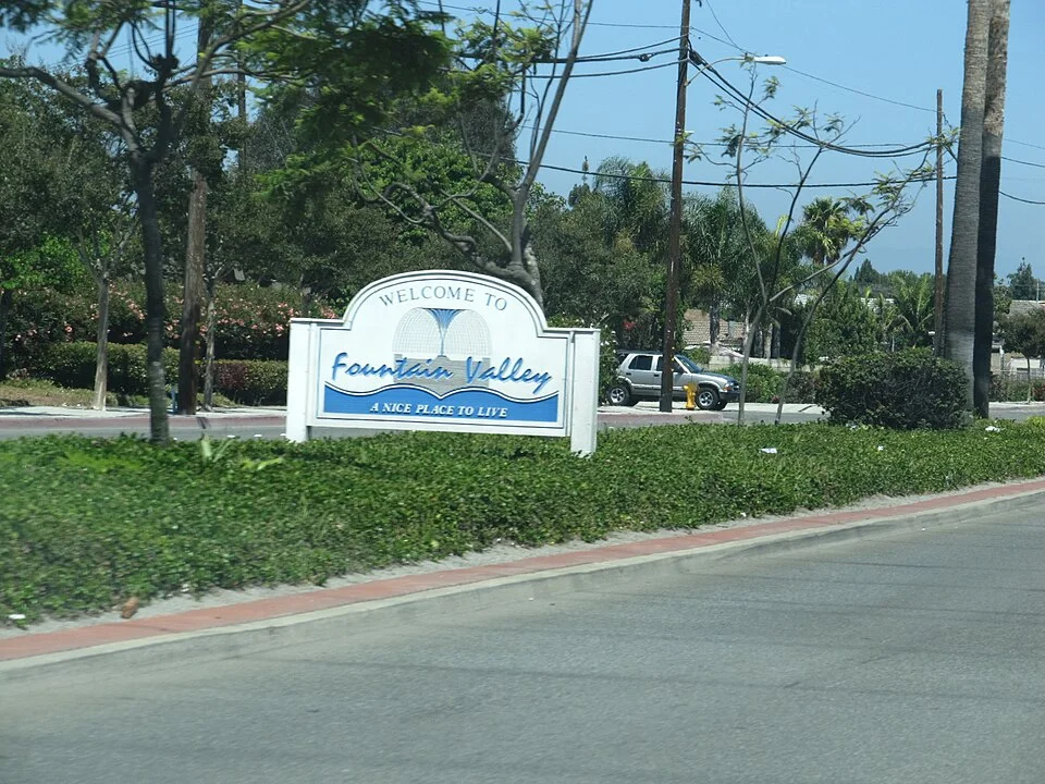 Fountain Valley city landscape — real photograph