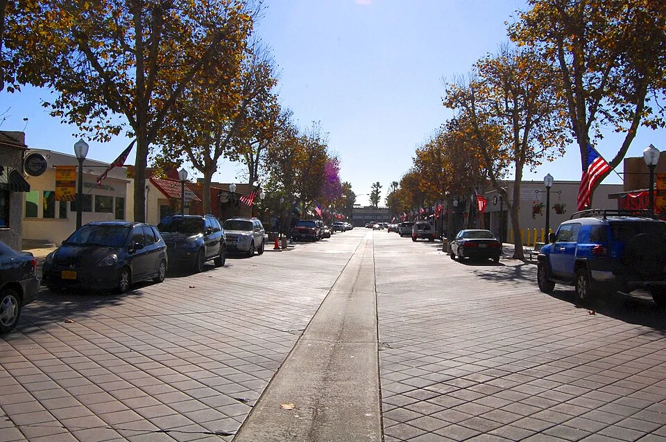 Main Street, Garden Grove — real photograph
